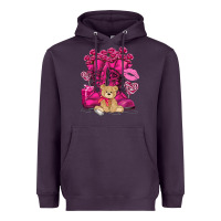 Plum Army boots Valentine's Day Heavyweight Hoodie - HowdyJamesFarm