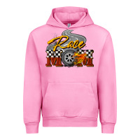 Fuchsia Pink Race mom Mother's Day Urban Hoodie - FaDigitalArtStudio