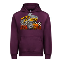 Mauve Wine Race mom Mother's Day Urban Hoodie - FaDigitalArtStudio