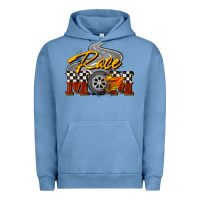 Pigment Pebble Blue Race mom Mother's Day Urban Hoodie - FaDigitalArtStudio