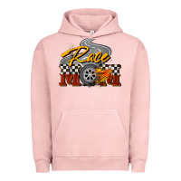 Pigment Salmon Race mom Mother's Day Urban Hoodie - FaDigitalArtStudio