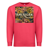 Cardinal American tumbler 4th of july Premium Sweatshirt - HowdyJamesFarm