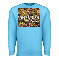 Ocean Blue American tumbler 4th of july Premium Sweatshirt - HowdyJamesFarm