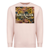 Pale Pink American tumbler 4th of july Premium Sweatshirt - HowdyJamesFarm