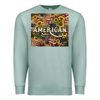 Seafoam American tumbler 4th of july Premium Sweatshirt - HowdyJamesFarm
