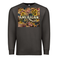 Smoke American tumbler 4th of july Premium Sweatshirt - HowdyJamesFarm