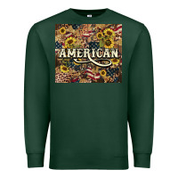 Sports Green American tumbler 4th of july Premium Sweatshirt - HowdyJamesFarm