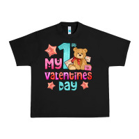 Black my first valentines day Urban Heavy Tee - AdoDesignShop