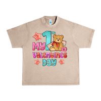 French Oak my first valentines day Urban Heavy Tee - AdoDesignShop