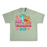 Oil Green my first valentines day Urban Heavy Tee - AdoDesignShop