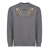 Storm skeleton heart Heavyweight Sweatshirt - MaliasSmallBusiness