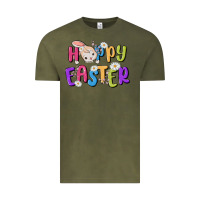 Vintage Olive easter Vintage Tee - MaliasSmallBusiness