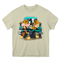 Farm Truck Farm Animals Heavy Core Tee | Teevron