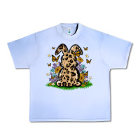 Grape Ice western floral bunny Urban Heavy Tee - MaliasSmallBusiness