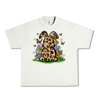 Pistachio western floral bunny Urban Heavy Tee - MaliasSmallBusiness