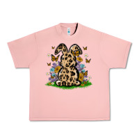 Salmon western floral bunny Urban Heavy Tee - MaliasSmallBusiness