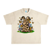 Sandshell western floral bunny Urban Heavy Tee - MaliasSmallBusiness