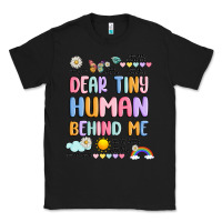 Black dear tiny human behind me Classic Tee - JahusDesignShop