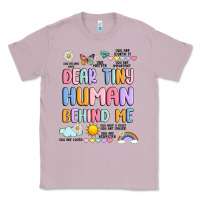Lilac dear tiny human behind me Classic Tee - JahusDesignShop