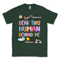 Sports Green dear tiny human behind me Classic Tee - JahusDesignShop