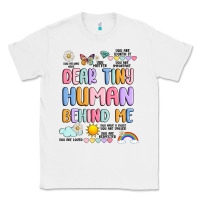 White dear tiny human behind me Classic Tee - JahusDesignShop