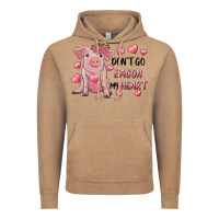 Vintage Coffee Valentine's Day Don't Go Bacon My Heart Vintage Hoodie - RanaPortraitStore