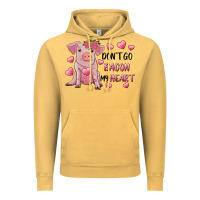 Vintage Mustard Valentine's Day Don't Go Bacon My Heart Vintage Hoodie - RanaPortraitStore