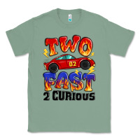 Sage two fast two curious boys birthday racing car Classic Tee - MaliasSmallBusiness