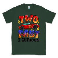 Sports Green two fast two curious boys birthday racing car Classic Tee - MaliasSmallBusiness