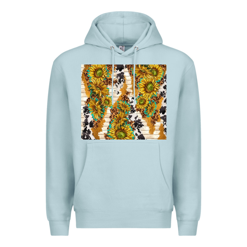 Sunflowers With Patterns Premium Hoodie by TumblerDesignByShophia | Teevron