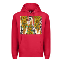 Cardinal sunflowers with patterns Premium Hoodie - TumblerDesignByShophia