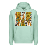 Seafoam sunflowers with patterns Premium Hoodie - TumblerDesignByShophia