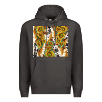 Smoke sunflowers with patterns Premium Hoodie - TumblerDesignByShophia