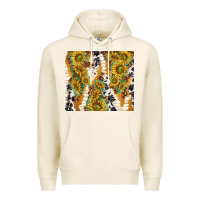 Tofu sunflowers with patterns Premium Hoodie - TumblerDesignByShophia