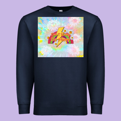 Don't Worry Be Happy Premium Sweatshirt Designed By Tumblerdesignbyshophia