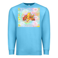 Ocean Blue don't worry be happy Premium Sweatshirt - TumblerDesignByShophia