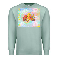 Seafoam don't worry be happy Premium Sweatshirt - TumblerDesignByShophia