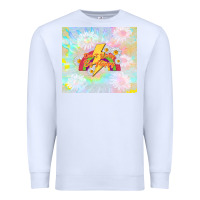 White don't worry be happy Premium Sweatshirt - TumblerDesignByShophia