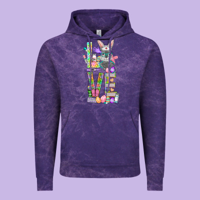 Love Easter Nurse Vintage Hoodie Designed By Nancycooperartshop