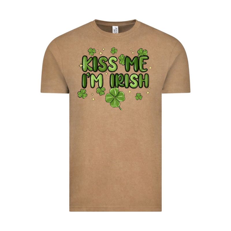 Kiss Me I'm Irish Vintage Tee by MaliasSmallBusiness | Teevron