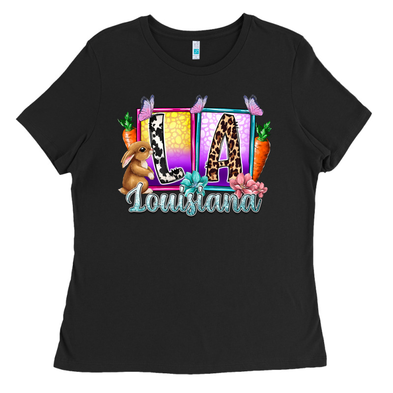 Louisiana Easter Dady Ladies Tee by RacoonDesign | Teevron