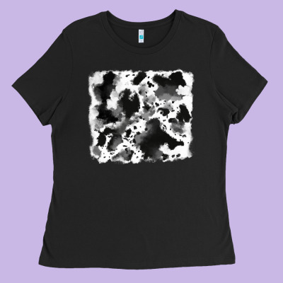 Cowhide 5 Ladies Tee Designed By Ranaportraitstore