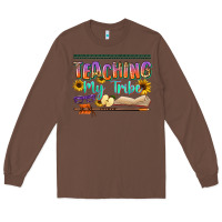 Chestnut teaching my tribe Long Sleeve Tee - NancyCooperArtShop