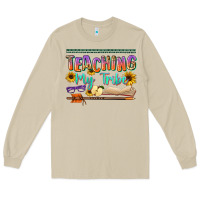Mushroom teaching my tribe Long Sleeve Tee - NancyCooperArtShop