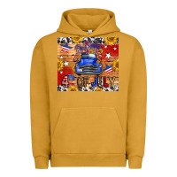 Pigment Peanut Butter Fourth Of July Truck Urban Hoodie - FaDigitalArtStudio