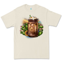 Bone sunflower coffee cup cactus Premium Tee - JahusDesignShop
