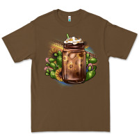 Cacao sunflower coffee cup cactus Premium Tee - JahusDesignShop