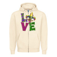 Sandshell mardi gras love Zipper Hoodie - RanaPortraitStore