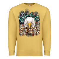 Antique Gold Born to be free 4th of july Premium Sweatshirt - HowdyJamesFarm
