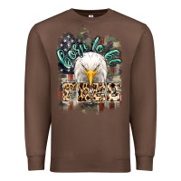 Chestnut Born to be free 4th of july Premium Sweatshirt - HowdyJamesFarm